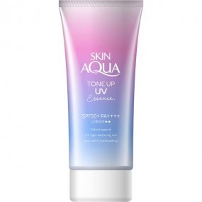 스킨아쿠아 톤업 UV 에센스 80g SPF50＋/PA＋＋＋＋ 라벤더 컬러 투명감