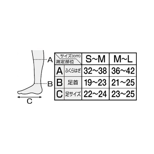 메디컬 림파 외출용 양말