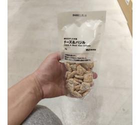 MUJI 치즈 & 바질 쌀과자