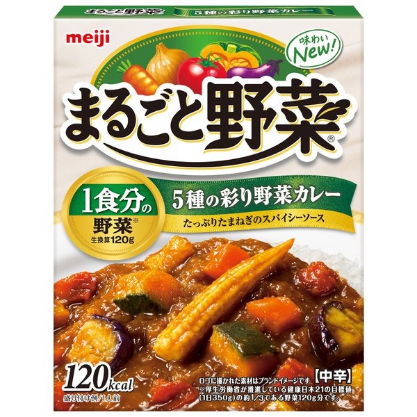 메이지 마루고토 야사이 5종의 다채로운 야채 카레 190g