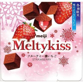 메이지 멜티키스 Meltykiss 초콜렛 후르티 진한 딸기