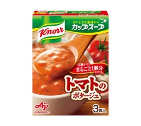 [크노르 컵스프] 완숙 토마토 통째로 1개분 사용한 포타주 3봉입